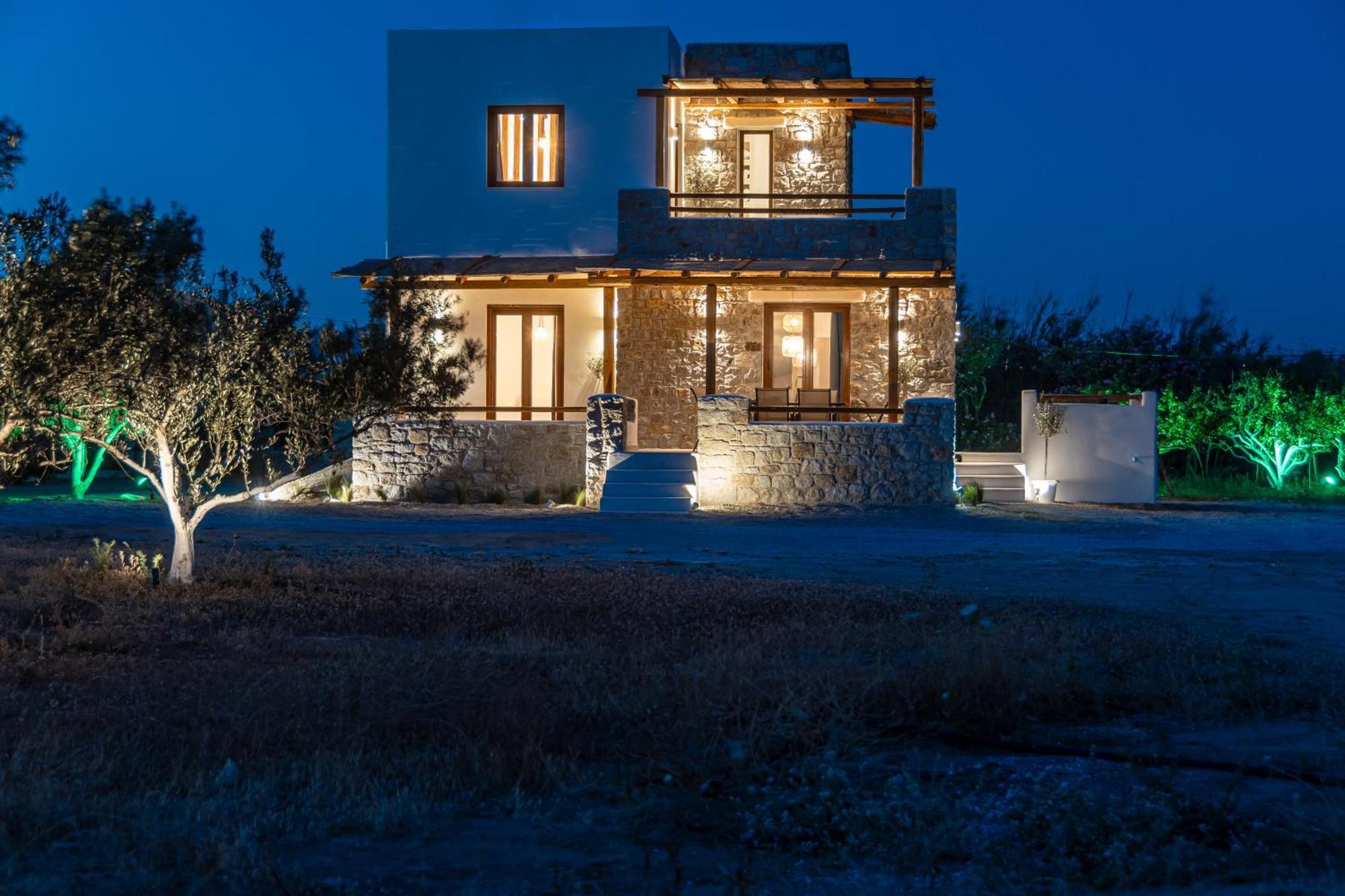 Naxos Beachwalk Villa Plaka Maragkas Bagian luar foto
