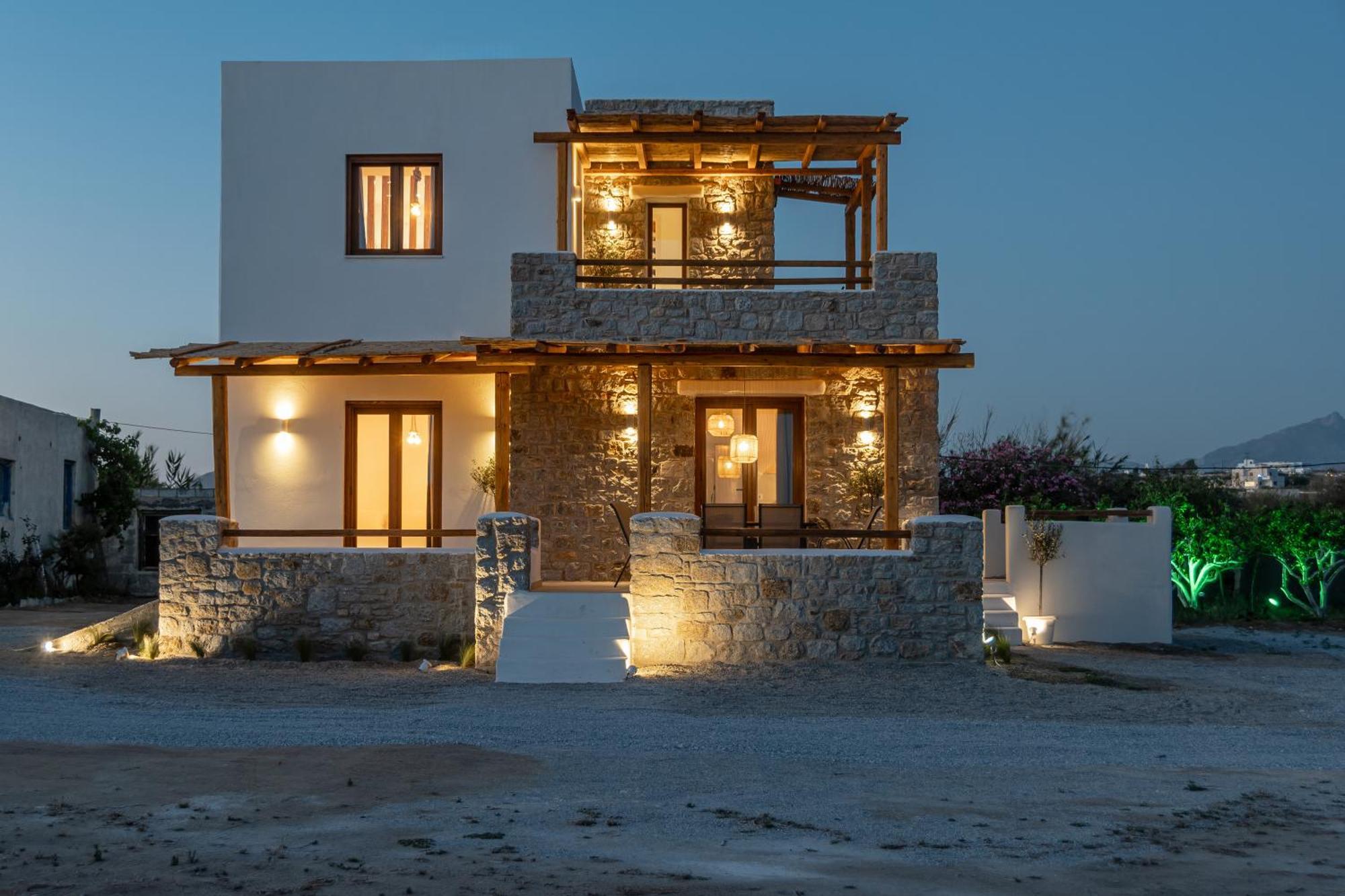 Naxos Beachwalk Villa Plaka Maragkas Bagian luar foto