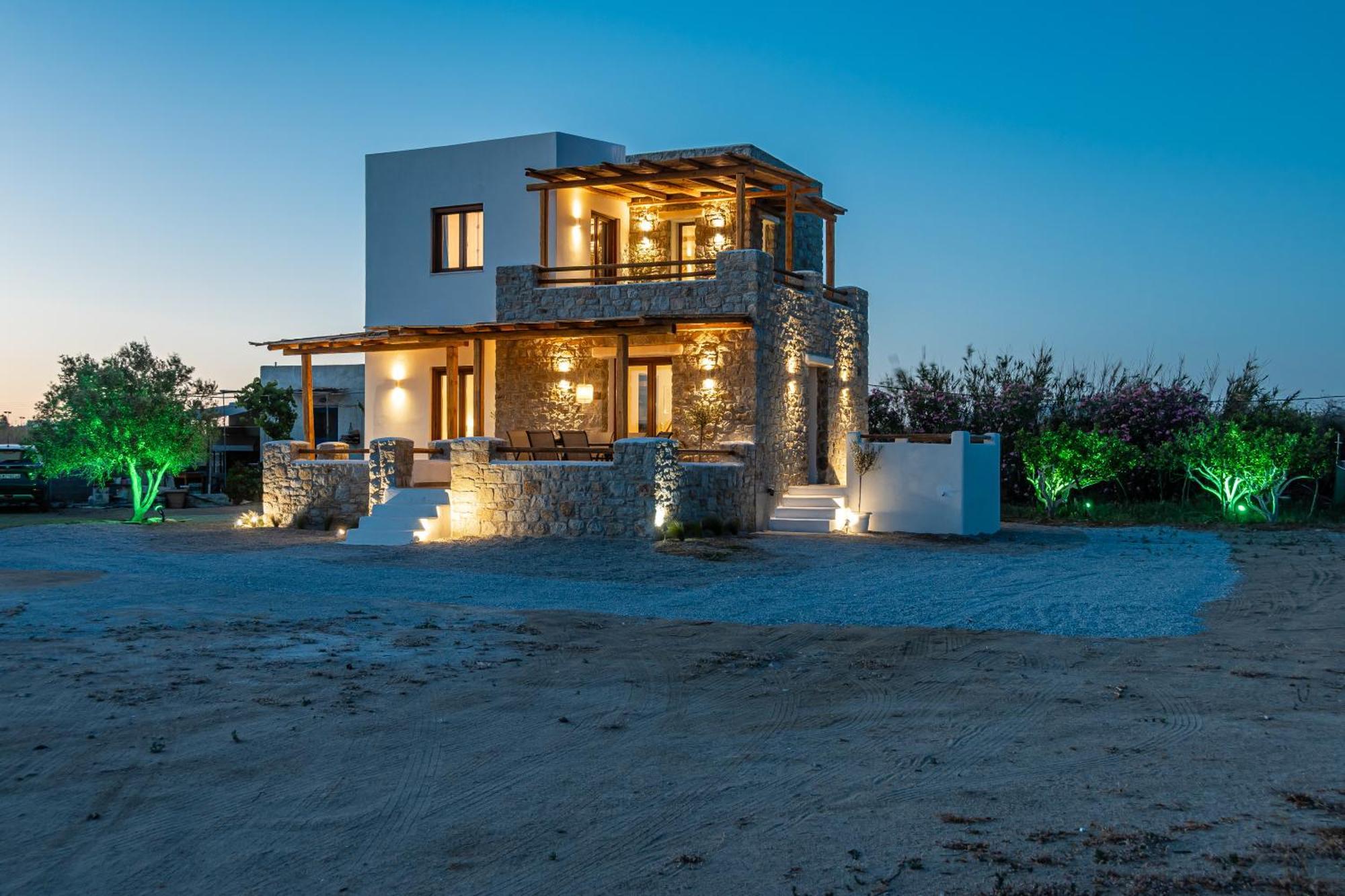 Naxos Beachwalk Villa Plaka Maragkas Bagian luar foto